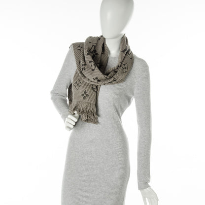 Louis Vuitton Wool Silk Logomania Scarf Verone 2 of 4