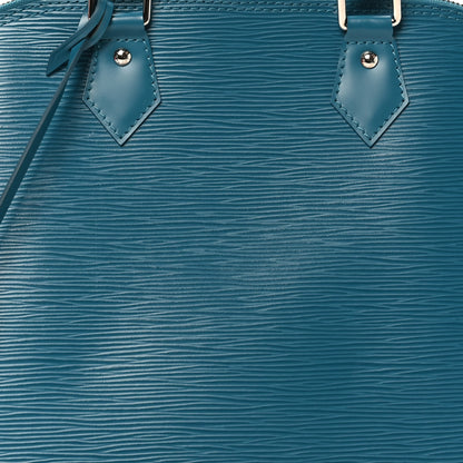 Louis Vuitton Epi Alma PM Cyan 6 of 9