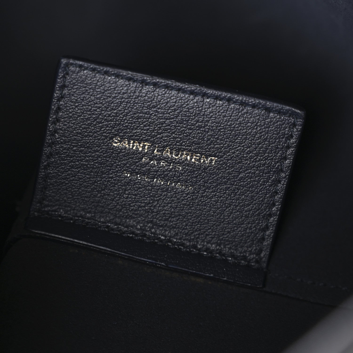 Saint Laurent Calfskin Medium Shopping Tote Deep Marine 7 of 11