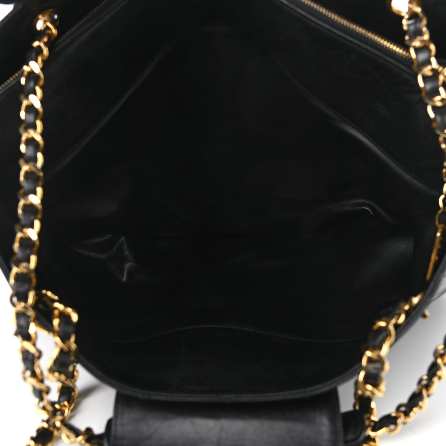 Calfskin Stitched XL Weekender Black