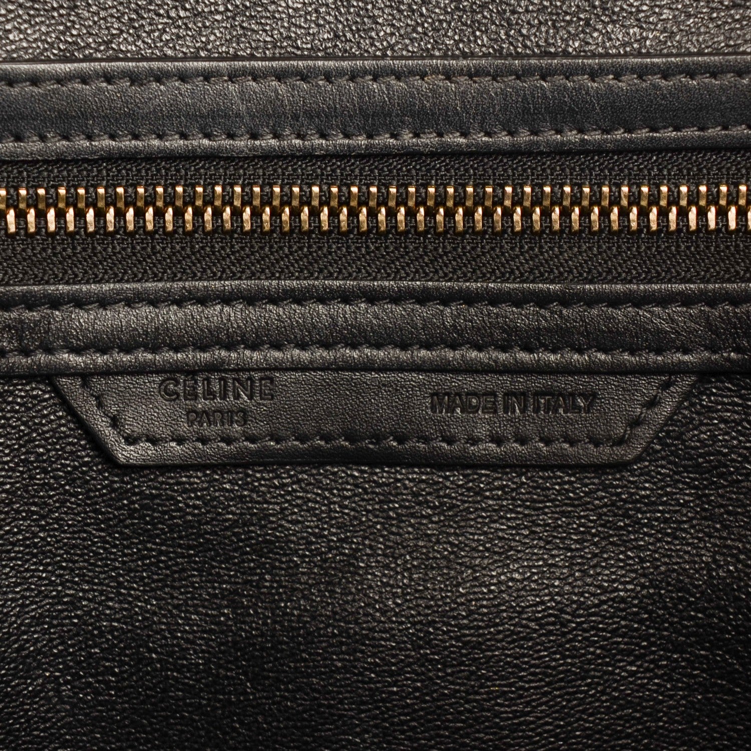 Celine Smooth Calfskin Mini Luggage Black 7 of 9