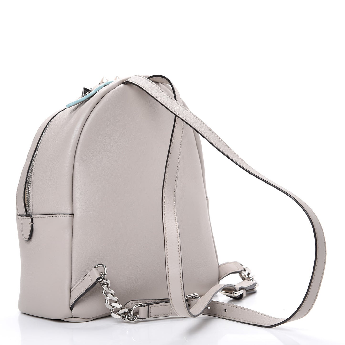 Vitello Dolce Floral Eyes Mini Backpack Grigio Polvere Multicolor