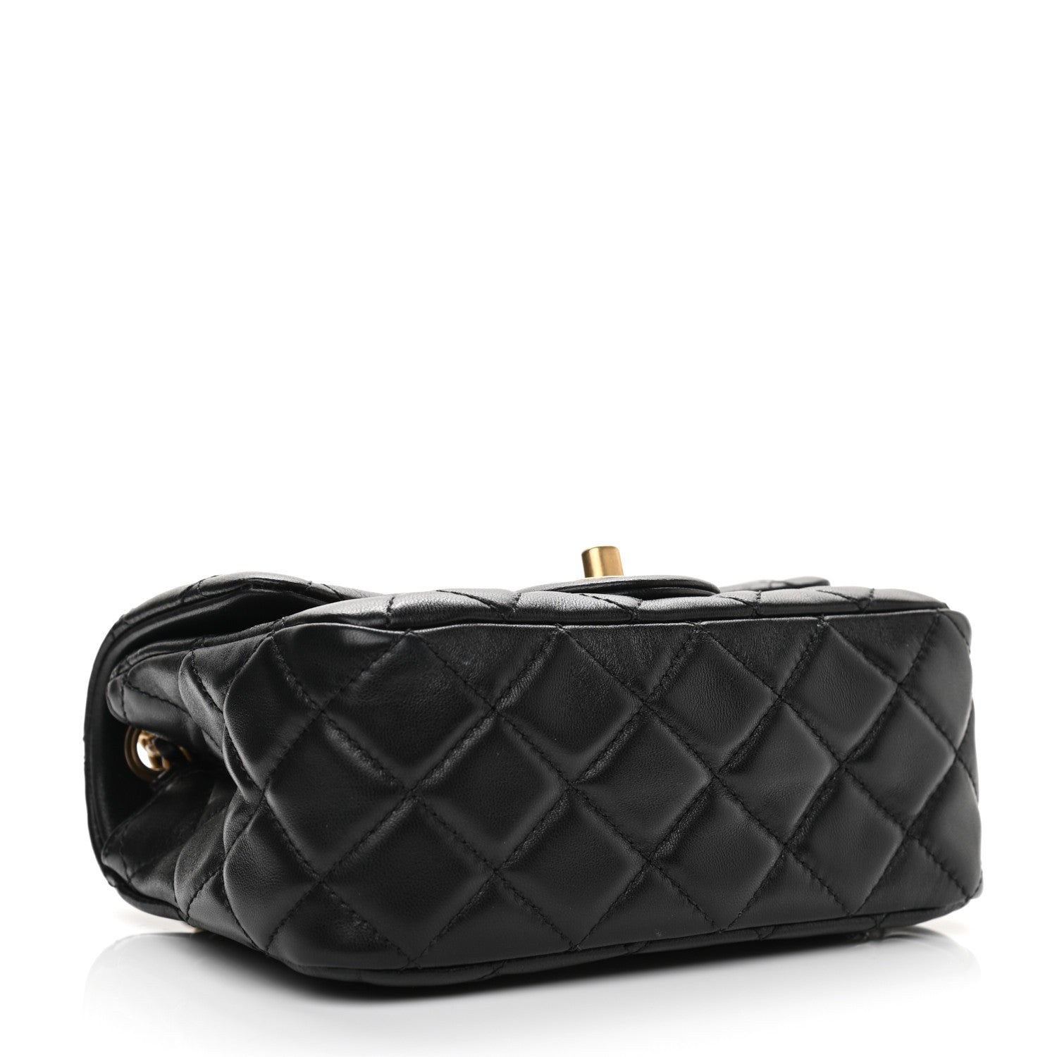Chanel Lambskin Quilted Mini Pearl Crush Flap Black 4 of 10