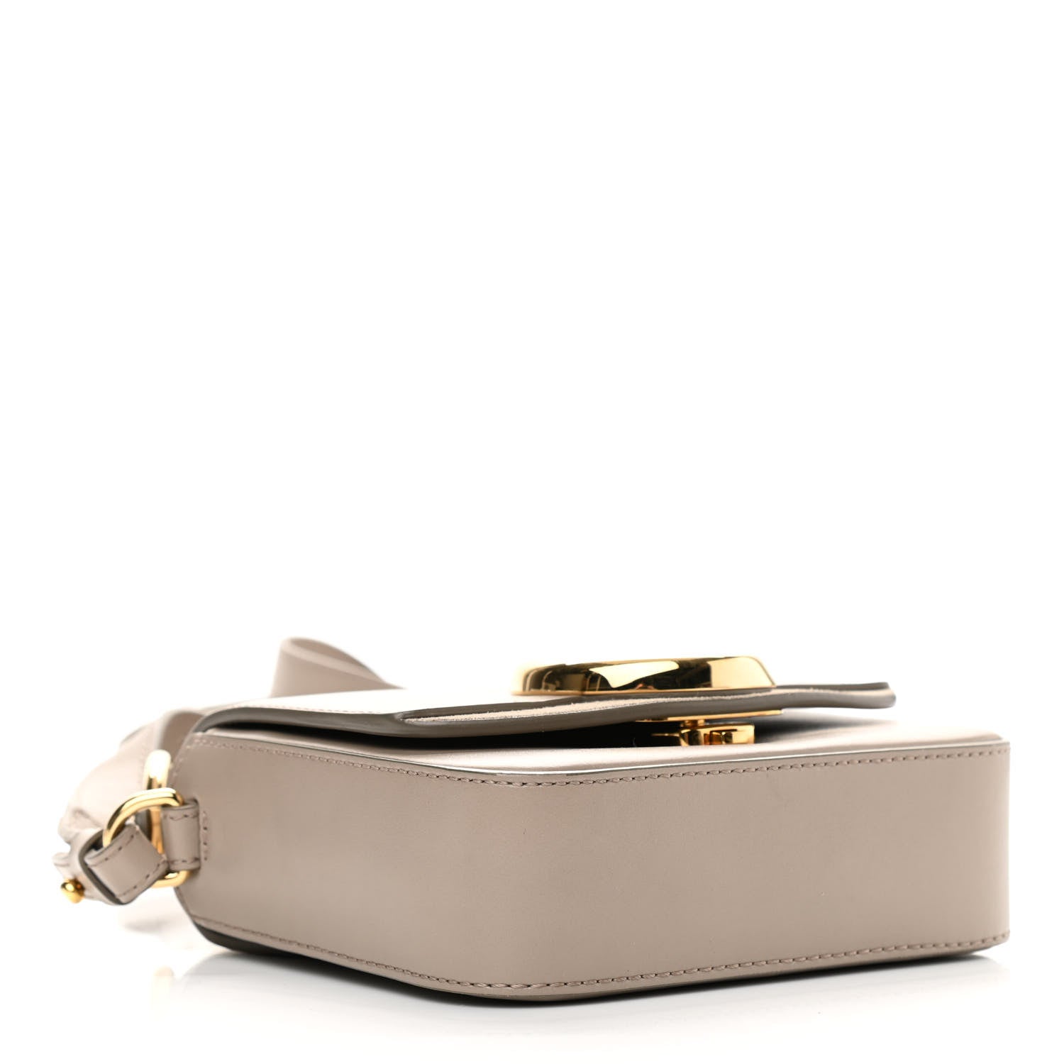 Chloe Shiny Calfskin Suede Mini C Double Carry Motty Grey 4 of 11
