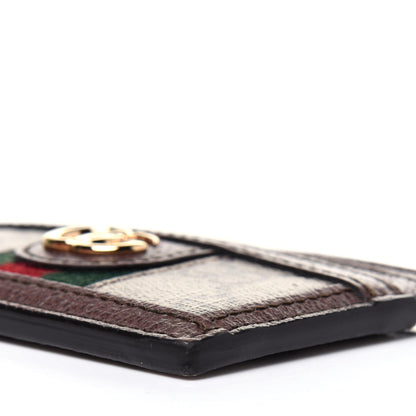 Gucci GG Supreme Monogram Ophidia Card Holder Brown 8 of 12
