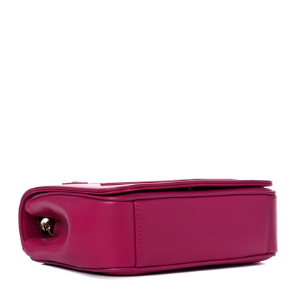 Chanel Lambskin CC Mania Flap Bag Pink 4 of 11