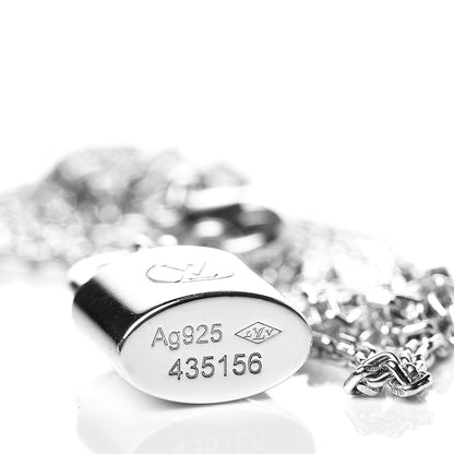 Louis Vuitton Sterling Silver Lockit Necklace 5 of 5