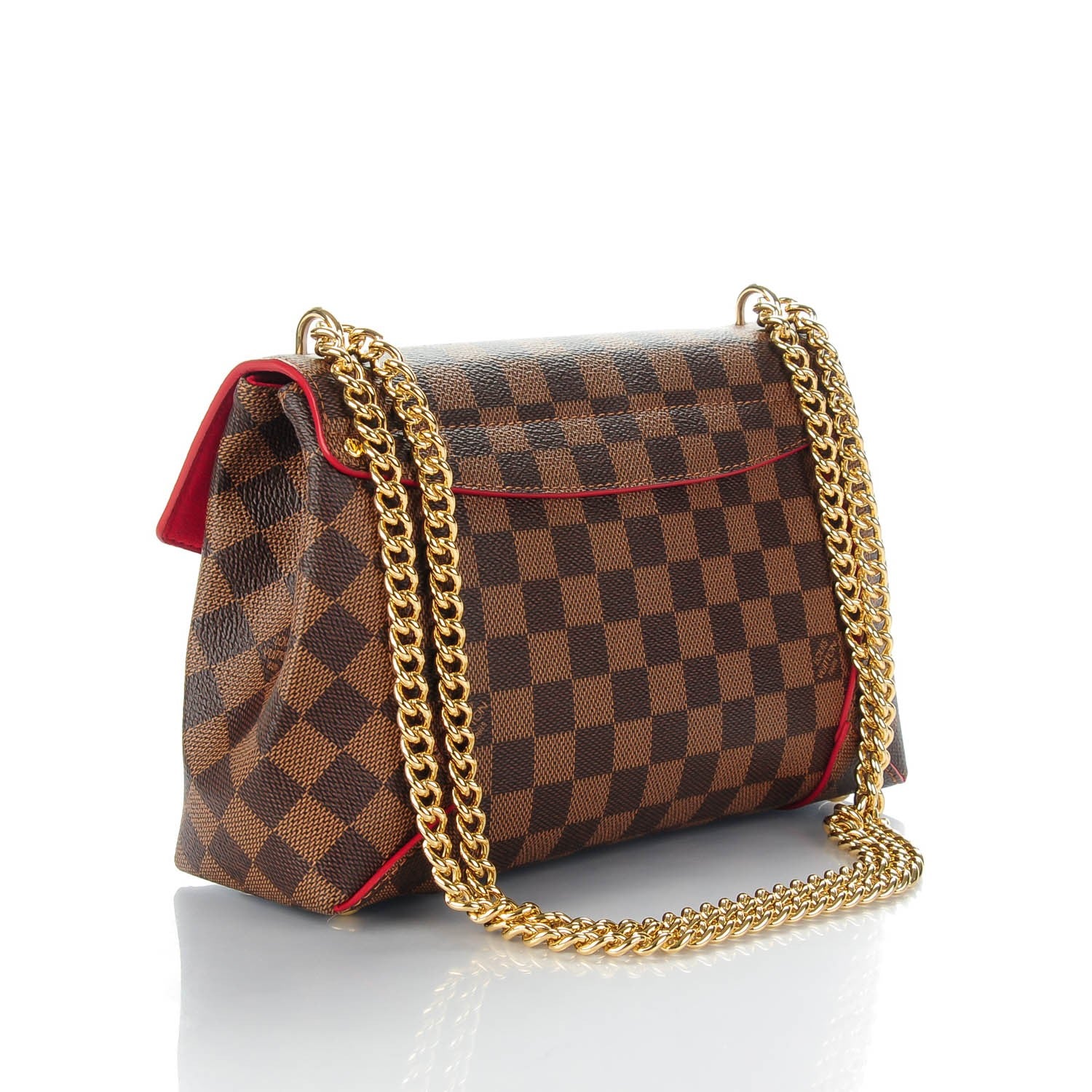 Louis Vuitton Damier Ebene Caissa Clutch Cherry 3 of 7