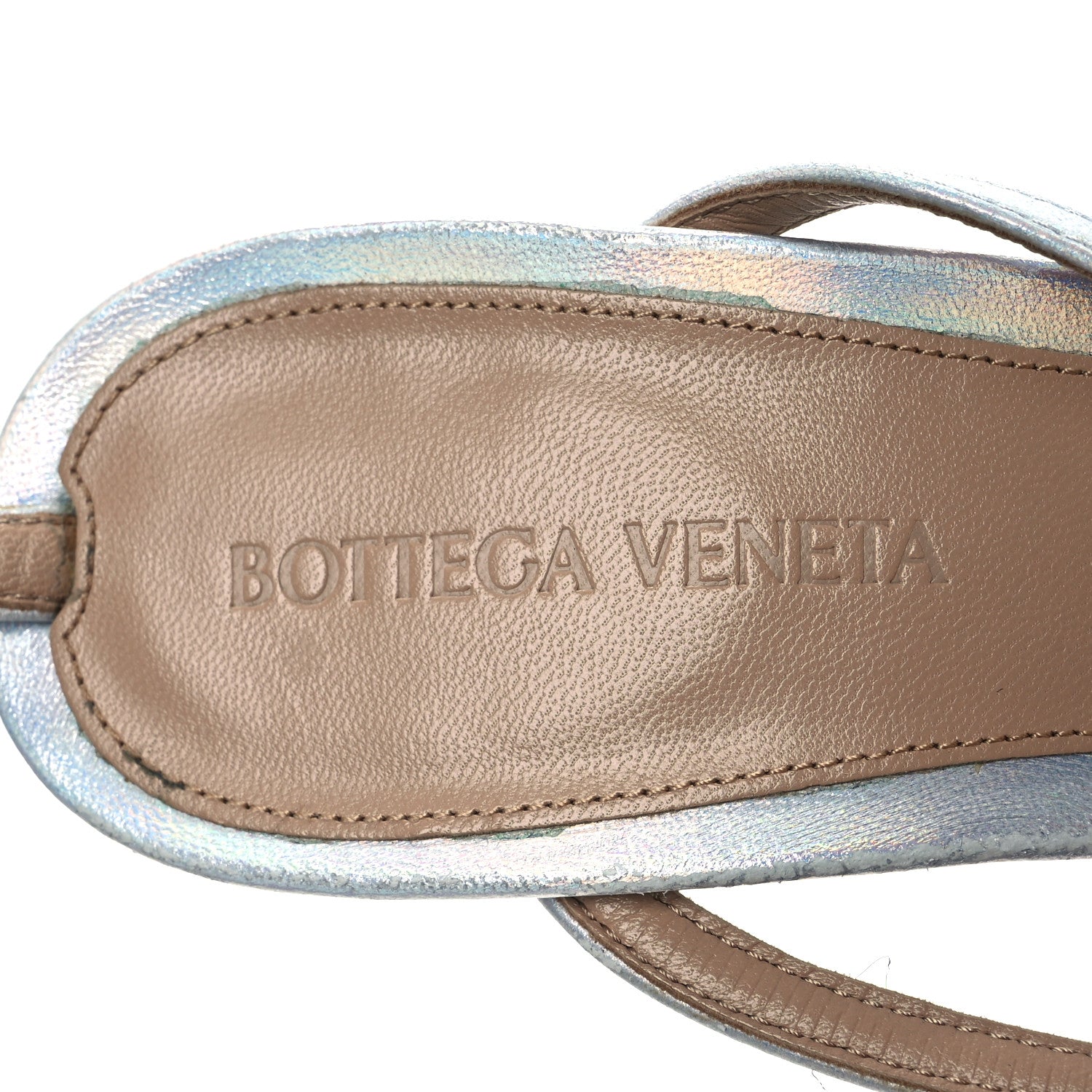 Bottega Veneta Laser Nappa Stretch Multi Strap 90mm Sandals 39 Moon Drop 9 of 14