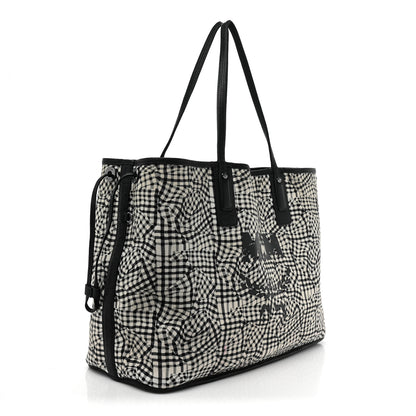 MCM Visetos Large Liz Reversible Shopper Tote Black 5 of 25