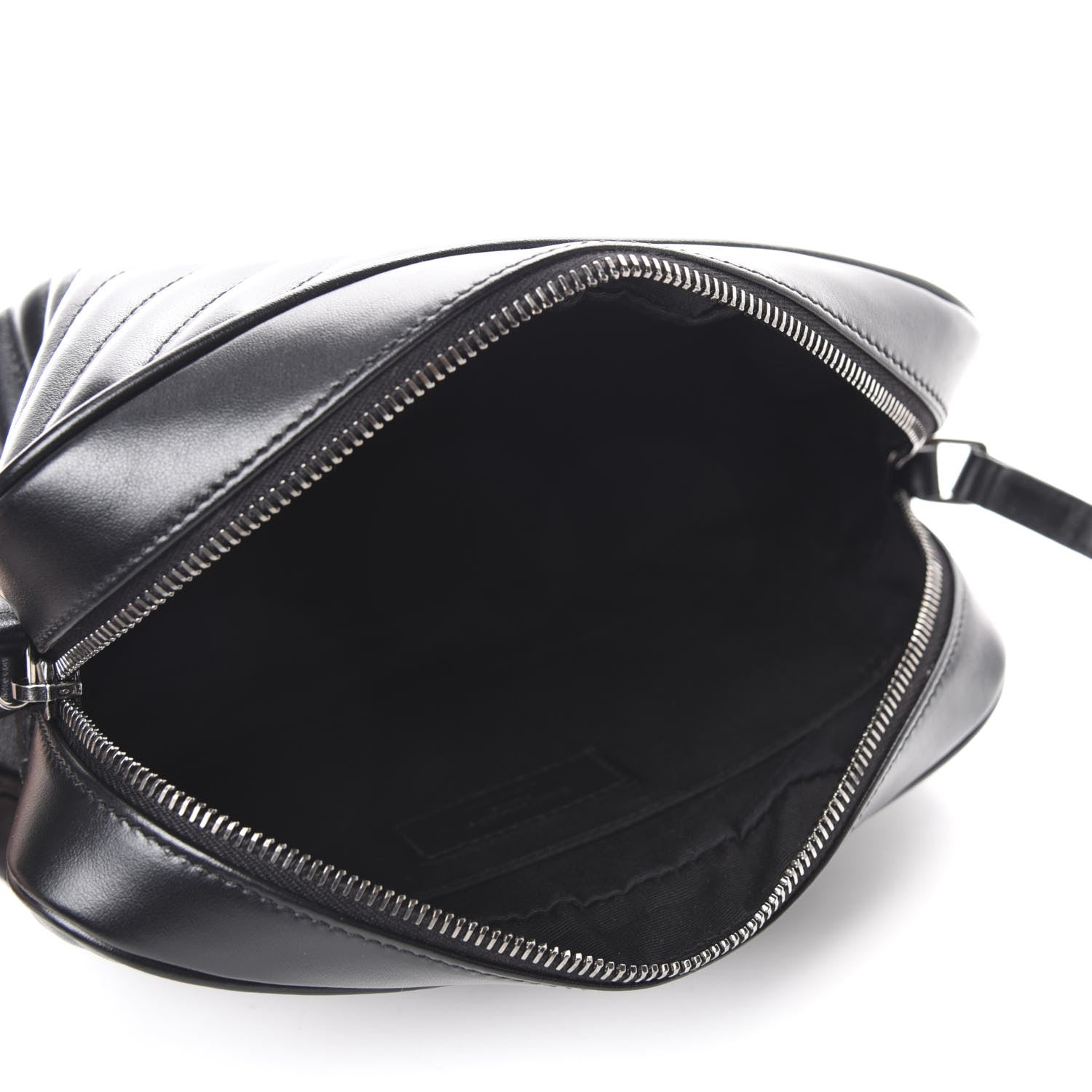Saint Laurent Calfskin Matelasse Monogram Lou Camera Bag Black 5 of 11