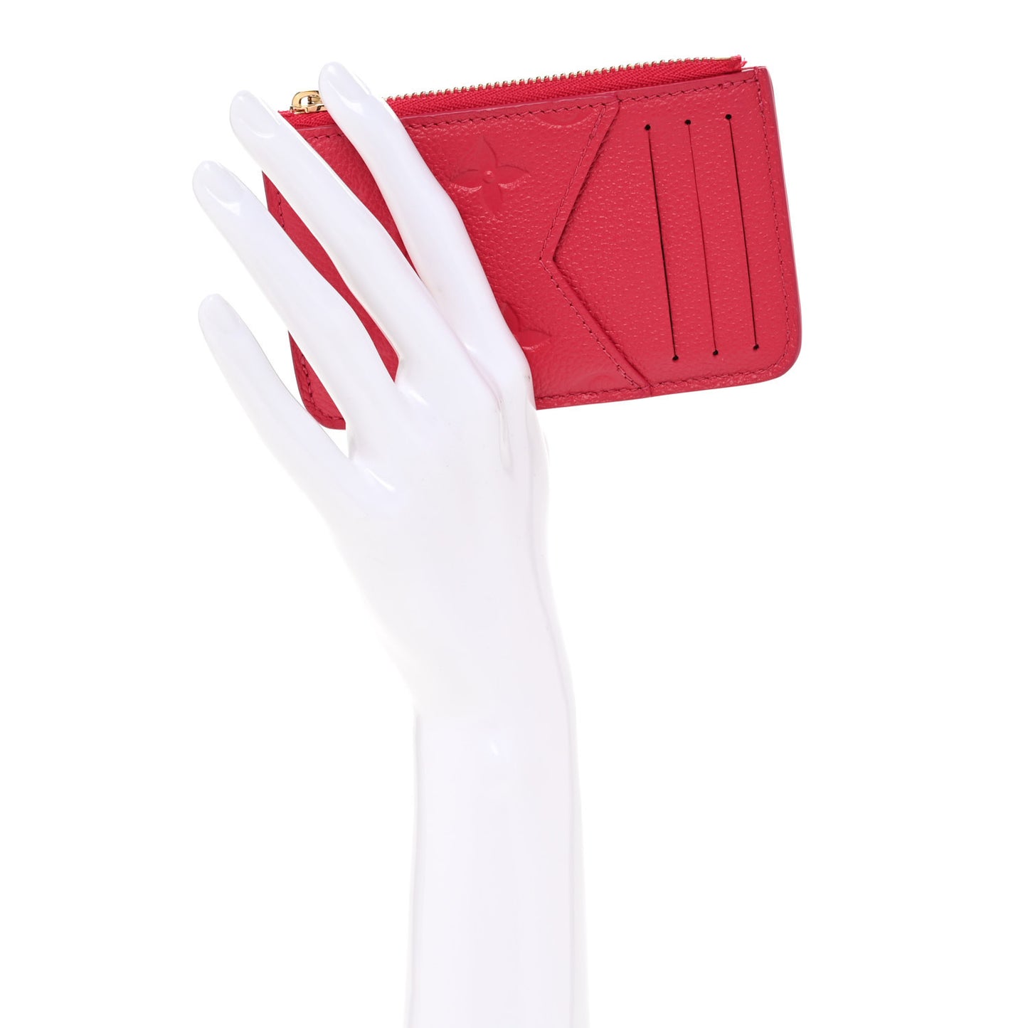 Empreinte Monogram Zipped Romy Card Holder Grenade