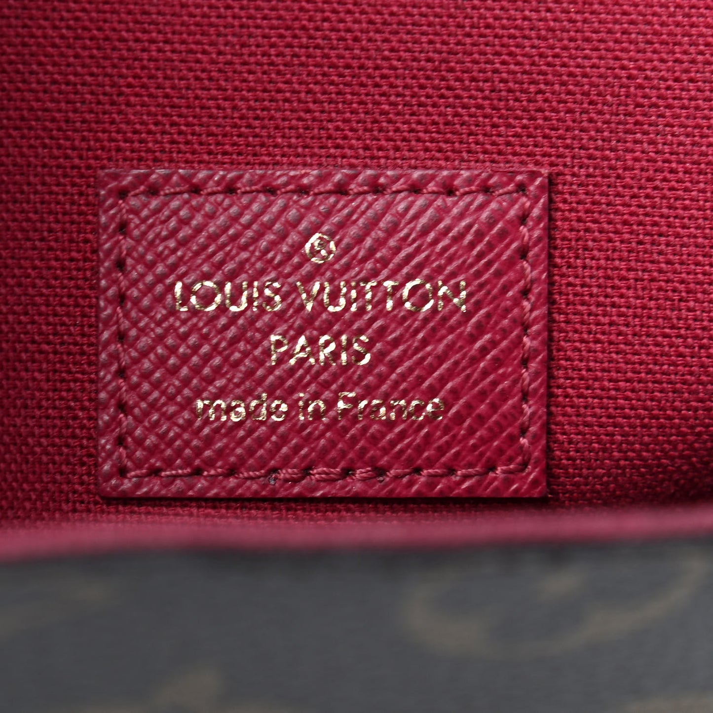 Monogram Pochette Felicie Chain Wallet Fuchsia