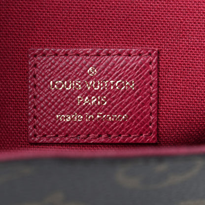Louis Vuitton Monogram Pochette Felicie Chain Wallet Fuchsia 9 of 11