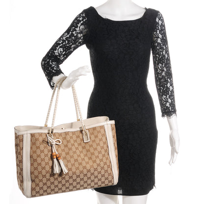 Gucci Monogram Medium Bella Tote Off White 2 of 7