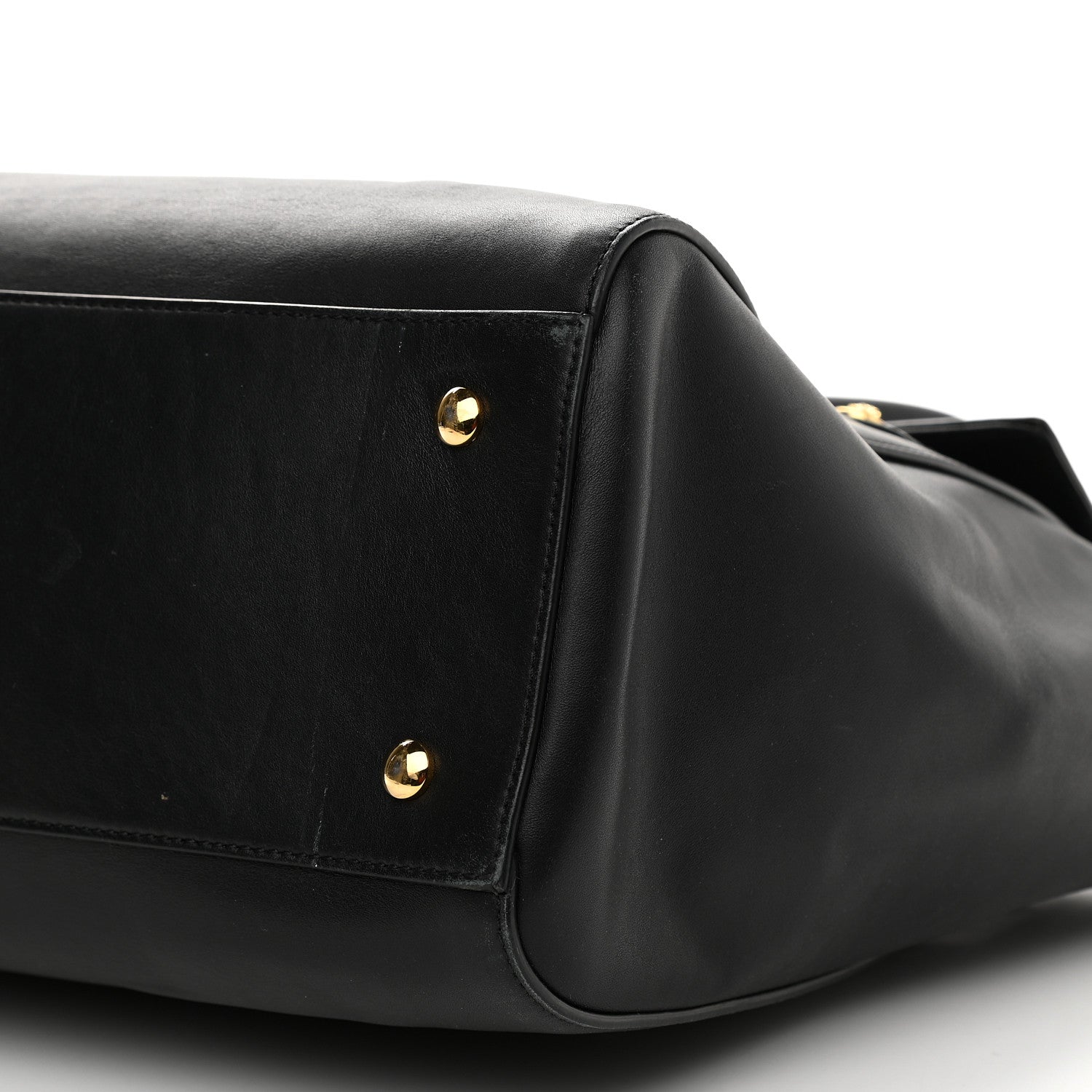 Versace Calfskin Medusa Coin Tote Black 8 of 8