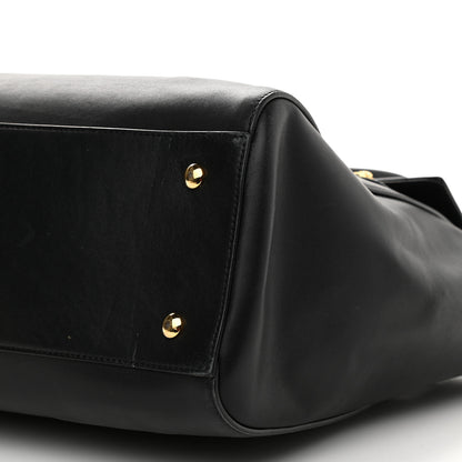 Versace Calfskin Medusa Coin Tote Black 8 of 8