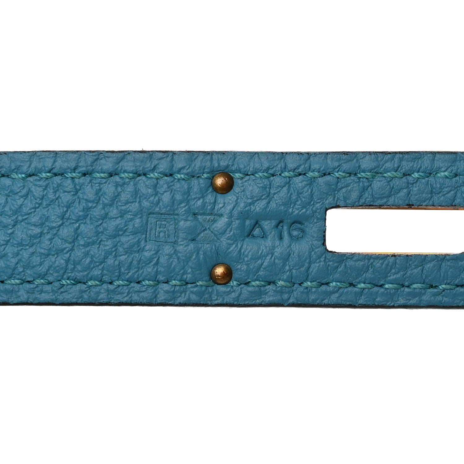 Hermes Togo Kelly Retourne 32 Turquoise 7 of 16