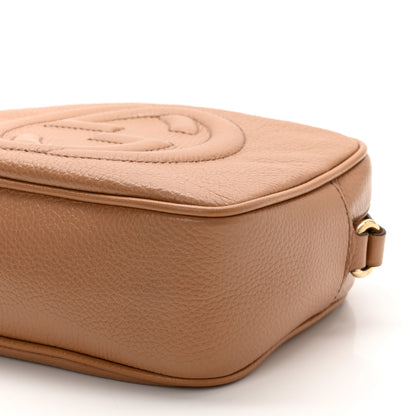 Gucci Pebbled Calfskin Small Soho Disco Bag Camelia 10 of 11