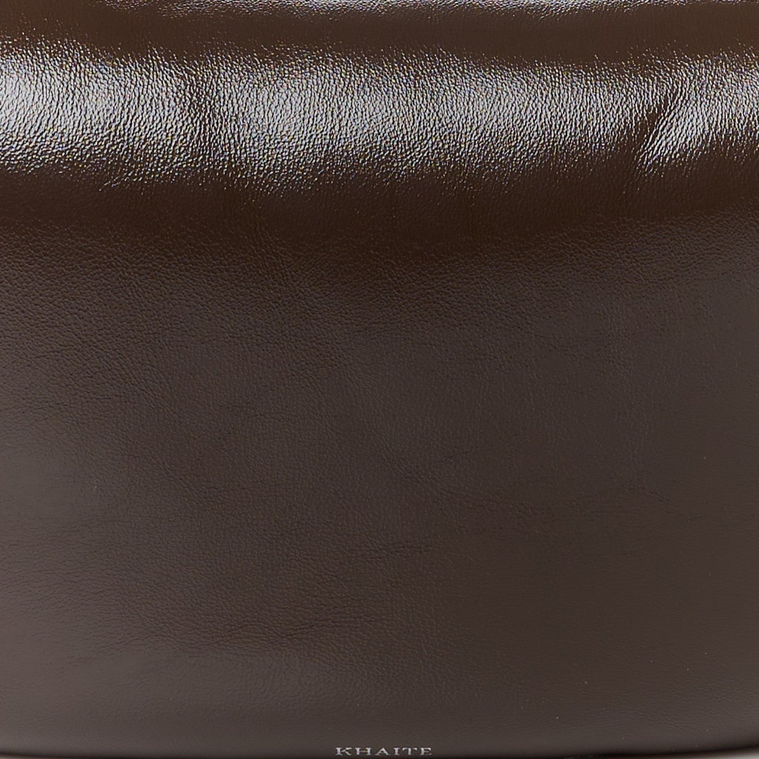 Khaite Crackle Patent Medium Olivia Hobo Chestnut 8 of 10