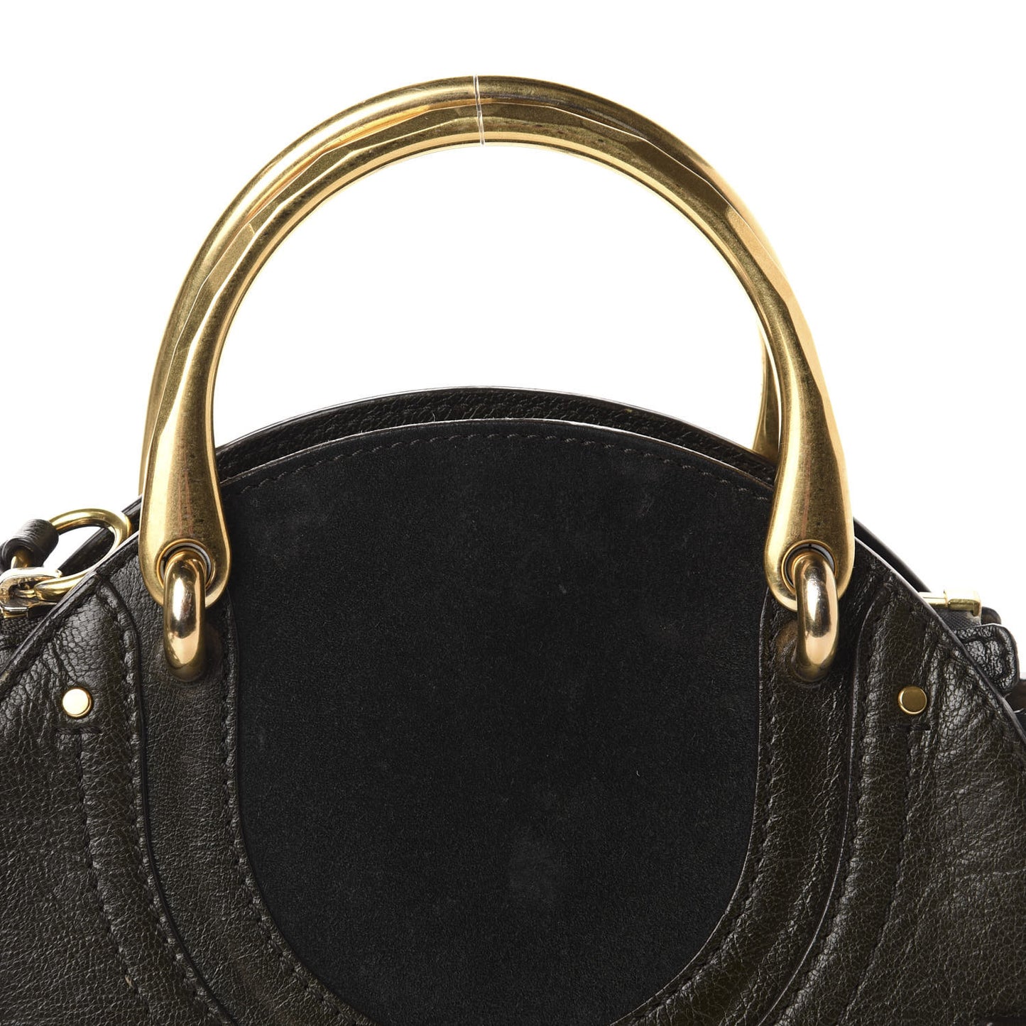 Calfskin Suede Small Pixie Bag Intense Green