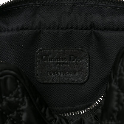 Christian Dior Nylon Cannage Zipped Pouch Black 6 of 8