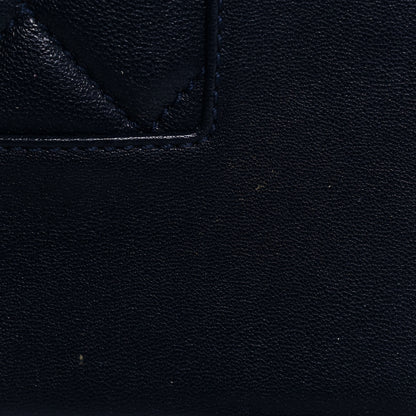 Chanel Sheepskin Quilted Vintage Mademoiselle Flap Navy 12 of 14