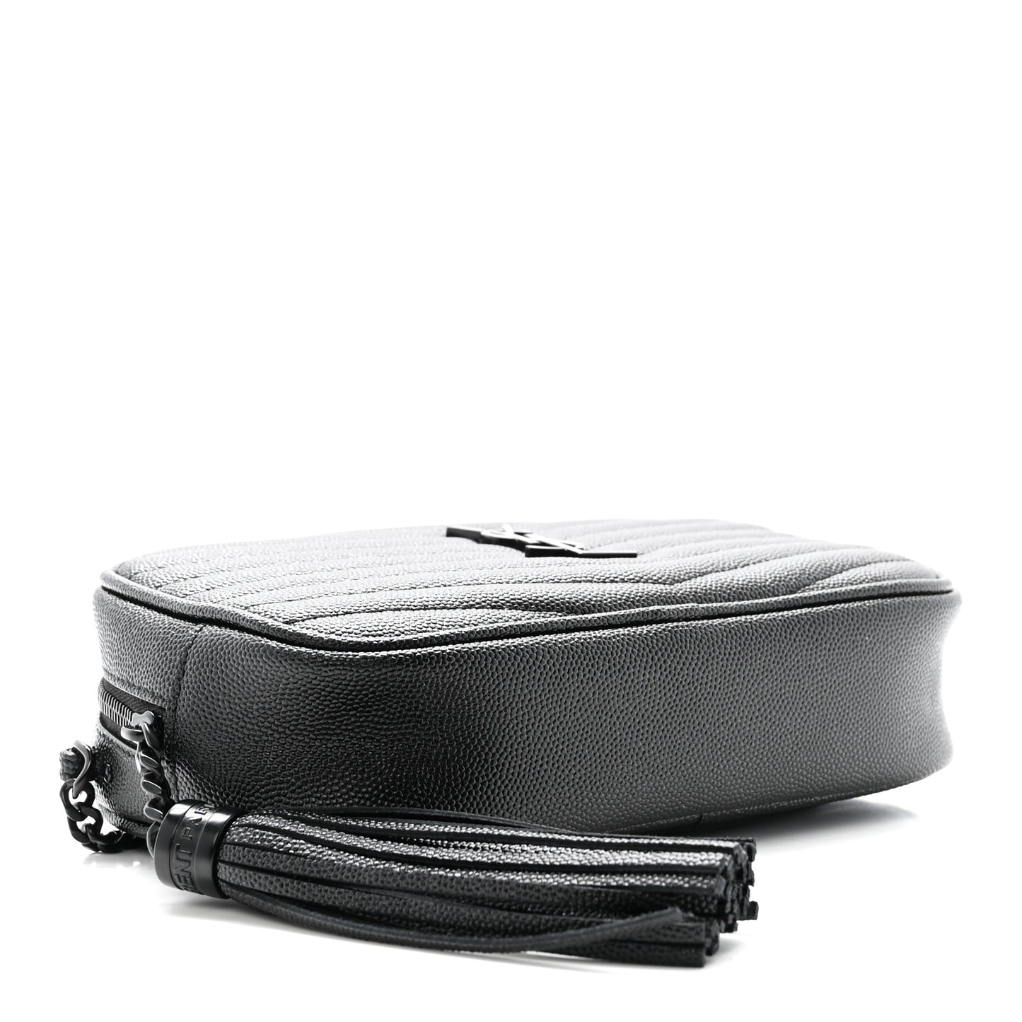 Grain De Poudre Matelasse Monochrome Monogram Mini Lou Camera Bag Black
