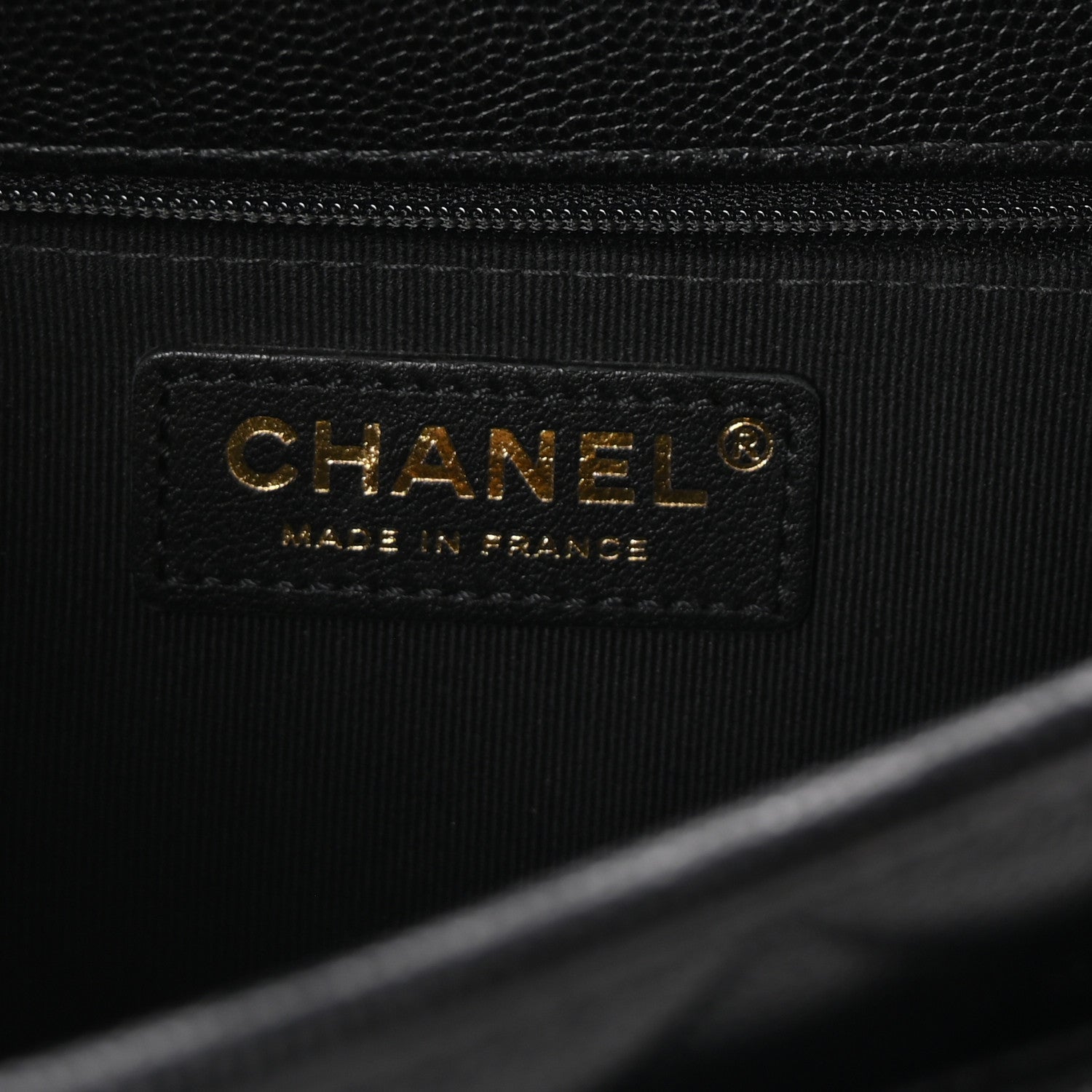 Chanel Caviar Quilted School Memory Small Top Handle Flap Black 6 of 10