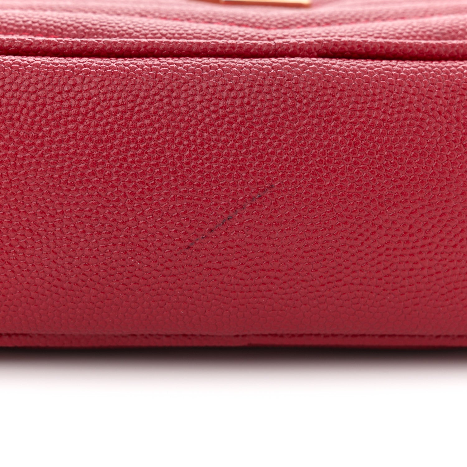 Saint Laurent Grain De Poudre Matelasse Monogram Mini Lou Camera Bag Eros Red 11 of 11