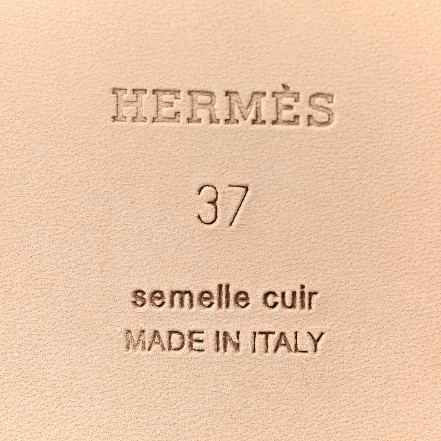 Hermes Epsom Oran Sandals 37 Vert Pomme 6 of 9