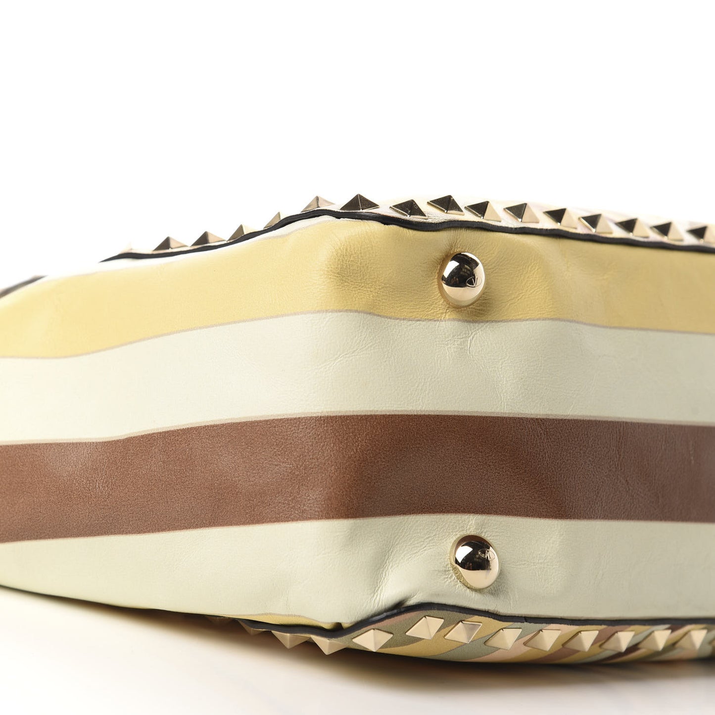 Vitello Native Couture 1975 Small Rockstud Tote Multicolor