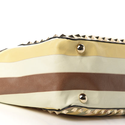 Valentino Garavani Vitello Native Couture 1975 Small Rockstud Tote Multicolor 7 of 10