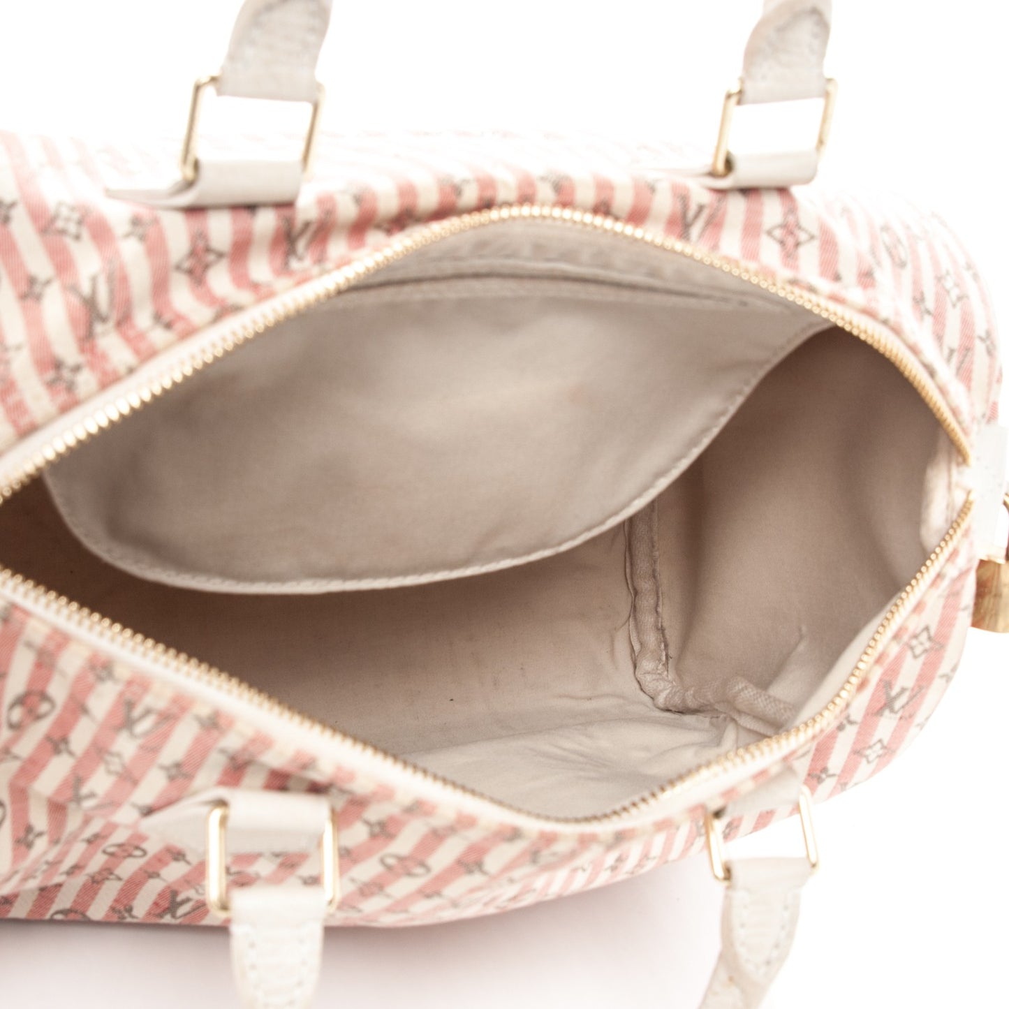 Mini Lin Croisette Speedy 30 Rouge