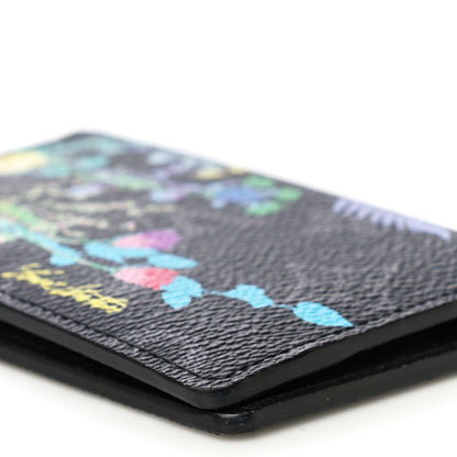 Louis Vuitton Monogram Eclipse Flower Print Pocket Organizer NM 10 of 12