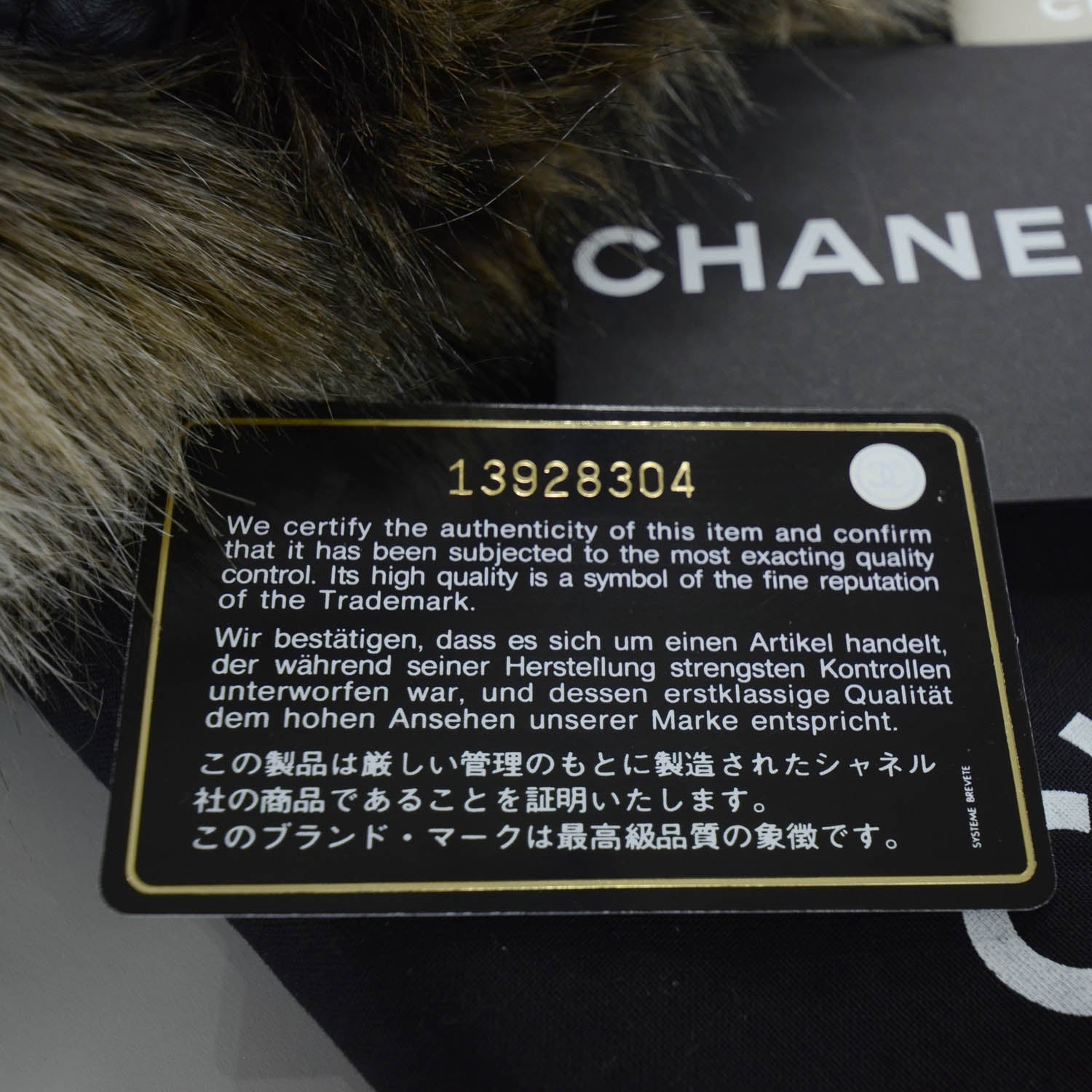 Chanel Fantasy Fur Karl's Cabas Tote 4 of 14