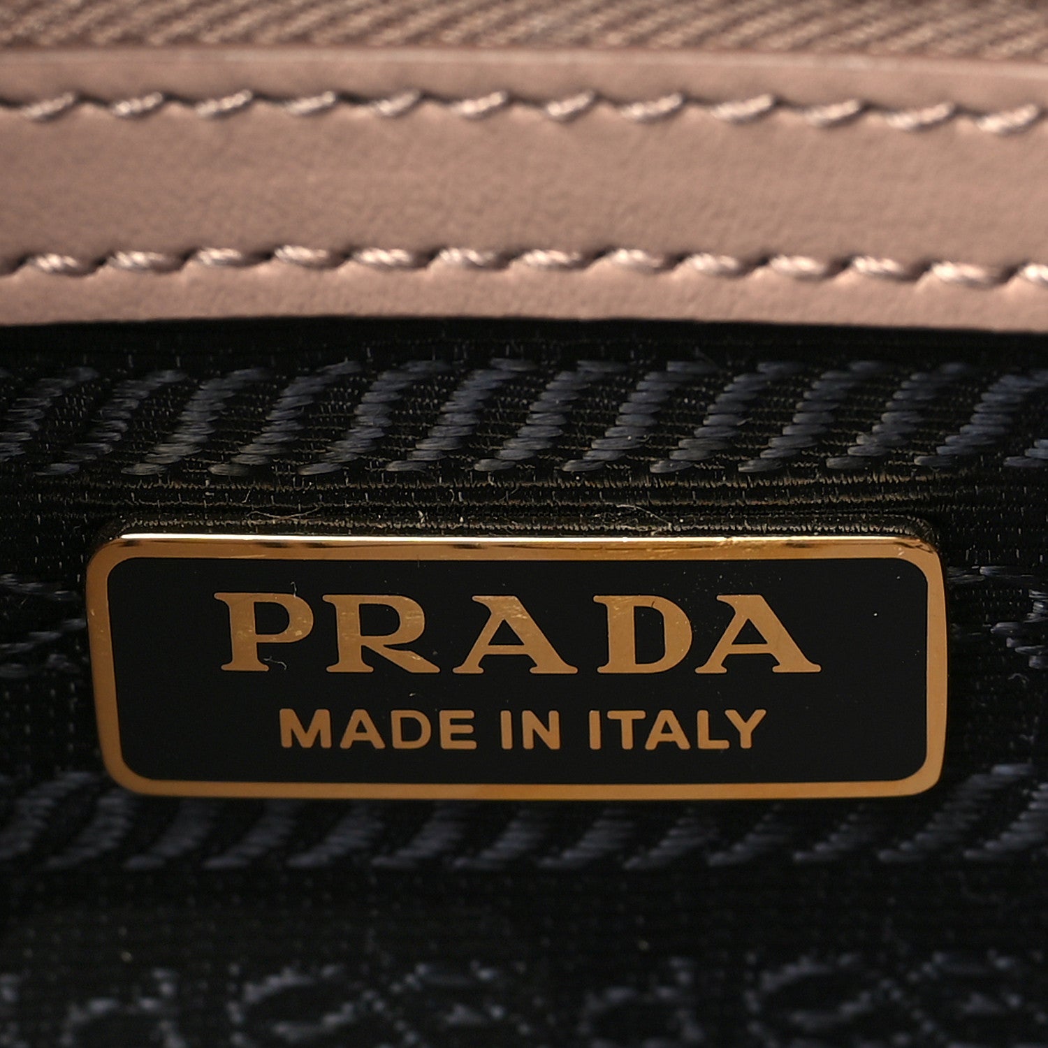Prada Saffiano Lux Embleme Flap Shoulder Bag Cipria 5 of 9