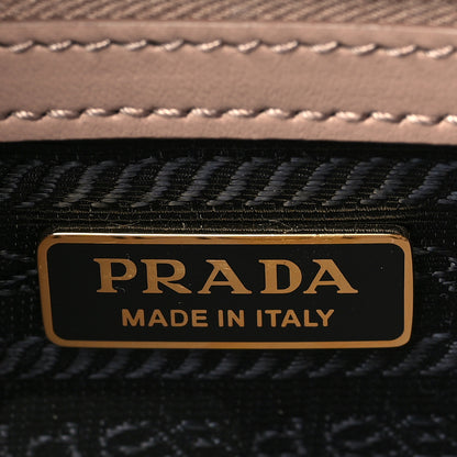 Prada Saffiano Lux Embleme Flap Shoulder Bag Cipria 5 of 9