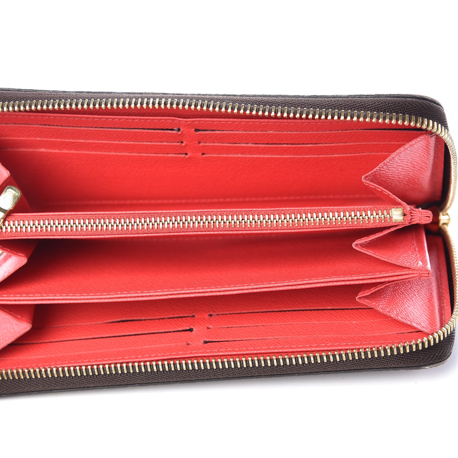 Louis Vuitton Damier Ebene 2016 Christmas Animation Zippy Wallet Rouge 5 of 8