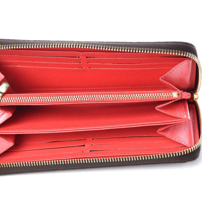 Louis Vuitton Damier Ebene 2016 Christmas Animation Zippy Wallet Rouge 5 of 8