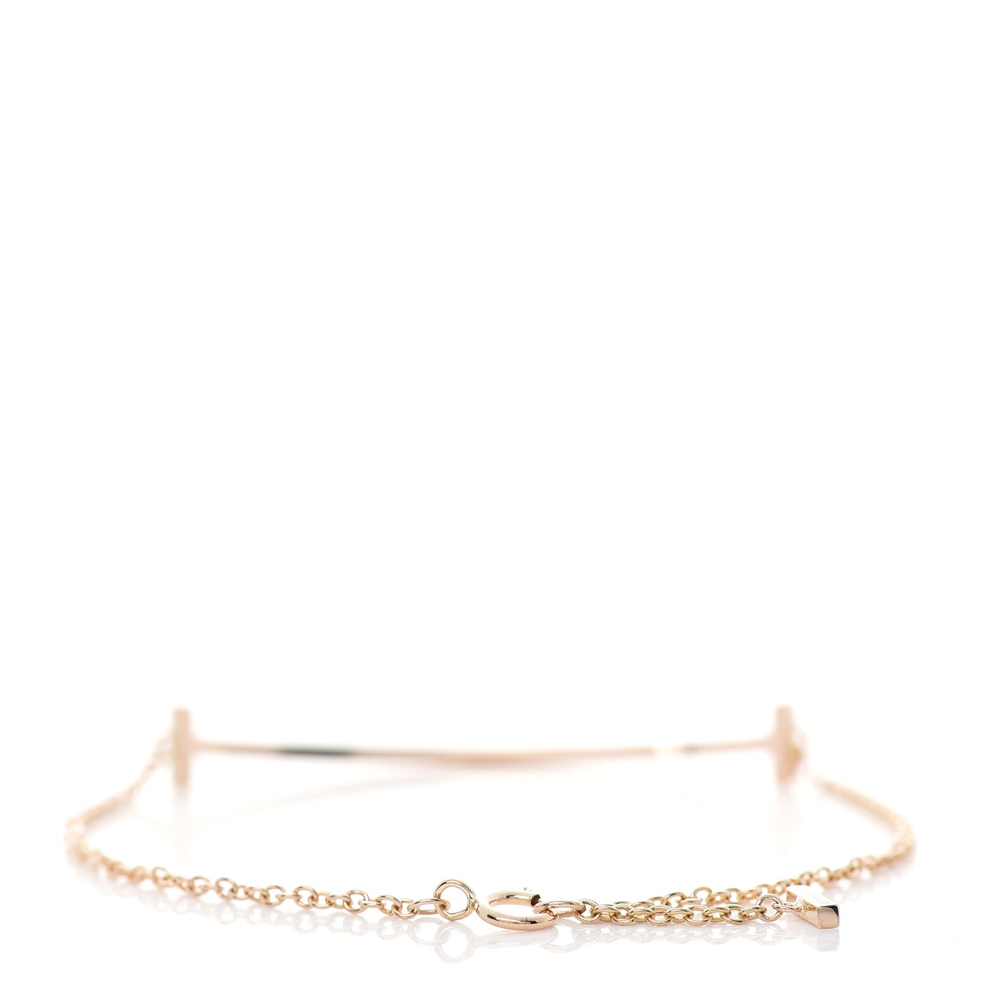 18K Rose Gold T Smile Bracelet