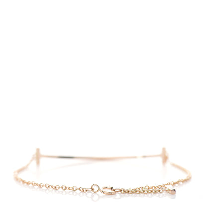 Tiffany 18K Rose Gold T Smile Bracelet 3 of 7