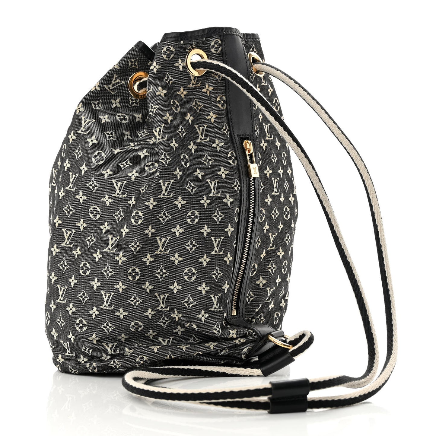 Mini Lin Monogram Betsy Backpack Black