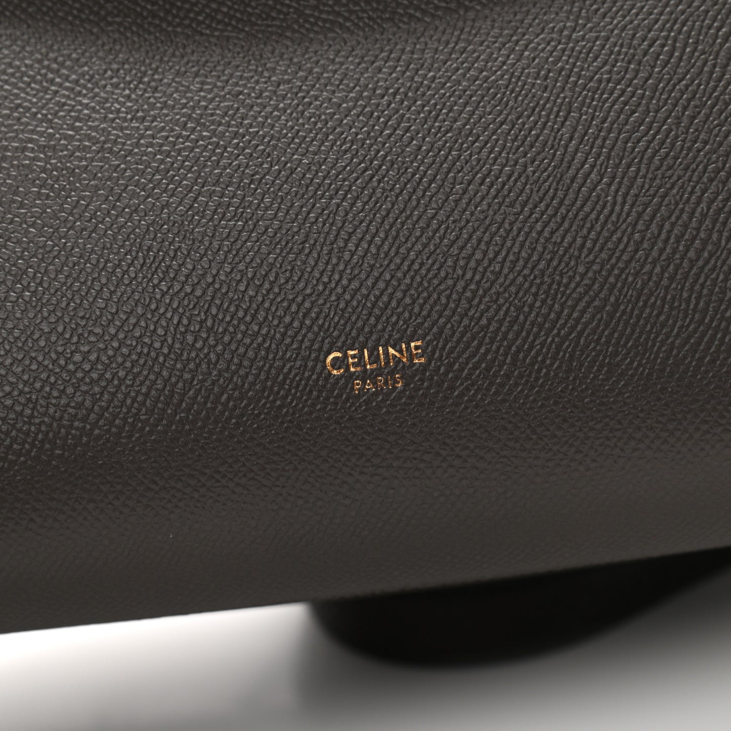 Grained Calfskin Micro Belt Bag Grey
