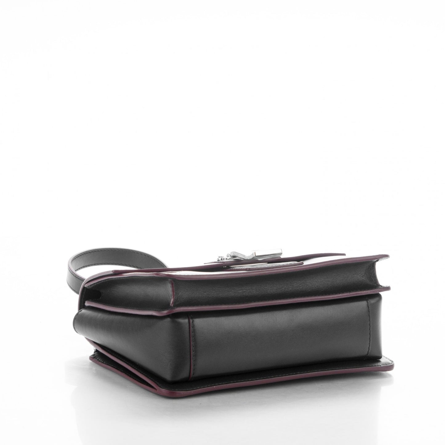 Calfskin Hava Shoulder Bag Black
