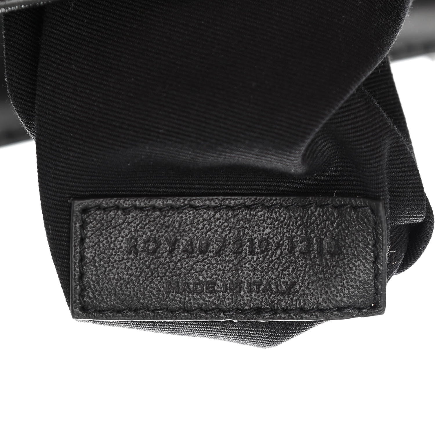 Saint Laurent Calfskin Y Quilted Monogram Medium Loulou Backpack Black 9 of 13