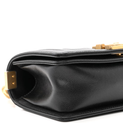 Chanel Caviar Quilted Small Boy Flap Black 9 of 11