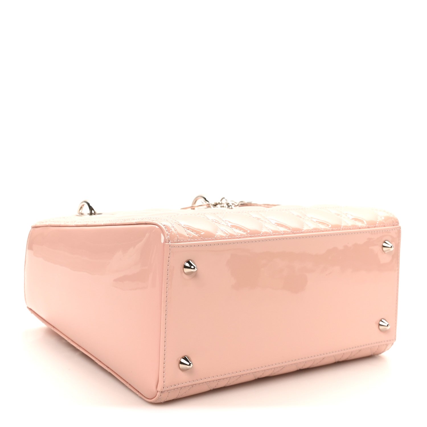 Christian Dior Patent Cannage Medium Lady Dior Light Pink 4 of 9