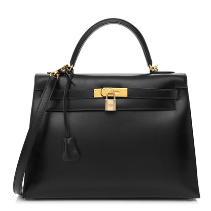 Hermes Box Kelly Sellier 32 Black 1 of 13