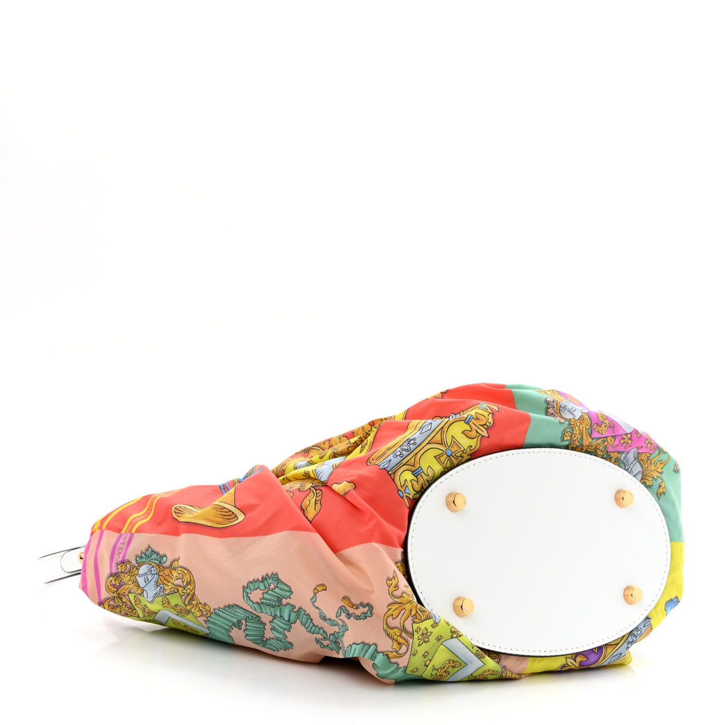 Raffia Silk Basket Bag Multicolor